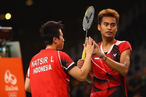 Tontowi Ahmad e Liliyana Natsir conquistaram o primeiro ouro do país nos Jogos Rio 2016 / Foto:  Dean Mouhtaropoulos/Getty Images