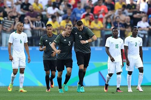 Com gols de Klostermann e Petersen, campeões do mundo garantiram vaga na decisão / Foto: Alexandre Schneider/Getty Images