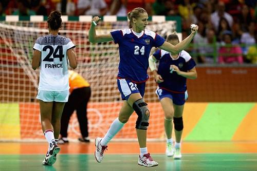 Russas comandaram o placar desde o início da partida e conquistaram a primeira medalha de ouro desde o fim da União Soviética / Foto: Elsa/Getty Images