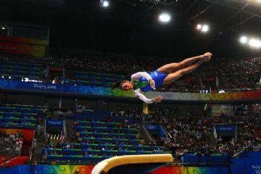 Jade Barbosa em Pequim / Foto: Chris McGrath/Getty Images