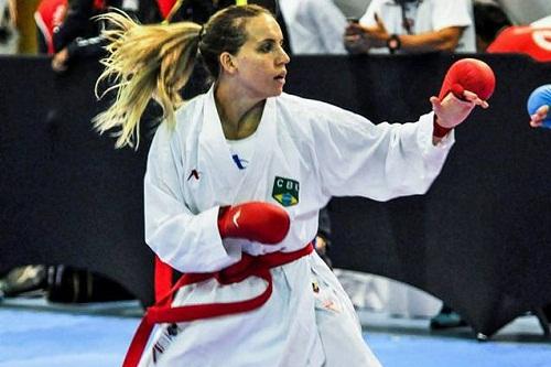 Atleta da FMD Blumenau/Associação Blumenau de karate, atual líder do ranking nacional da CBK, disputa na categoria Kumitê até 61 quilos / Foto: Felipe Tamashiro