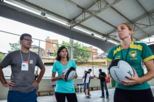 Rugby integra mais uma etapa do projeto Transforma, por um legado olímpico no Rio / Foto: André Redlich / Rio 2016