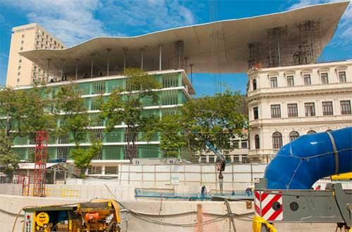 Museu de Arte une dois prédios com características diferentes / Foto: Alex Ferro/Rio 2016