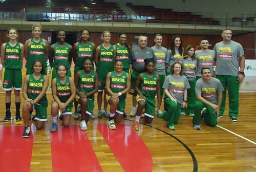 Seleção brasileira inicia o trabalho em 2016 com 11 jogadoras / Foto: CBB