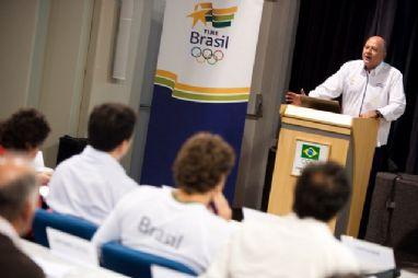 O Comitê Olímpico Brasileiro (COB) reuniu nesta segunda-feira os Chefes das Equipes que representarão o país nos Jogos Pan-americanos Guadalajara 2011 / Foto:  Sérgio Huoliver / COB