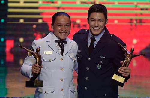 Campeões mundiais e pan-americanos, Arthur Nory e Beatriz Ferreira vencem o Prêmio Brasil Olímpico 2019 / Foto: Alexandre Loureiro/Inovafoto/COB