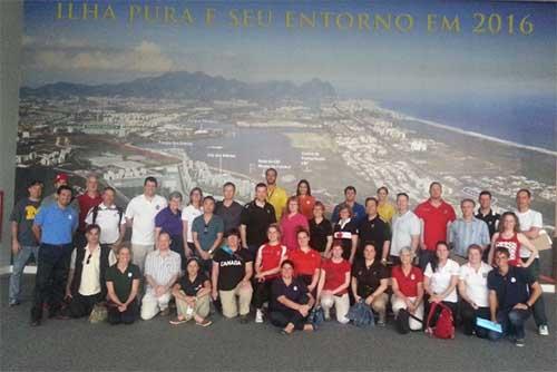 Uma delegação do Comitê Olímpico Canadense (COC) com mais de 30 pessoas iniciou nesta segunda-feira, dia 8, uma série de visitas a locais de competição e a Vila Olímpica / Foto: Divulgação Rio 2016™