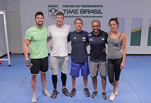 Atraídos pelas modernas instalações oferecidas pelo COB e pelo clima do Rio de Janeiro, britânicos, russos, italianos e até um ucraniano já fizeram uso da instalação do Time Brasil em 2019 / Foto: Divulgação