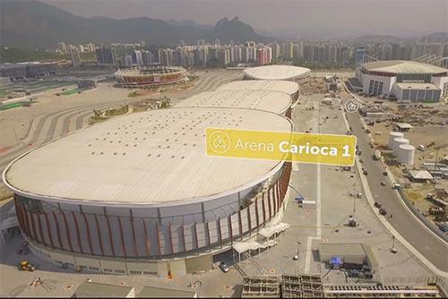 A 170 dias dos Jogos Olímpicos Rio 2016, a Prefeitura do Rio divulga novo vídeo, com imagens captadas por drone, que permite um passeio pelo Parque Olímpico Rio 2016 / Foto: Reprodução Youtube