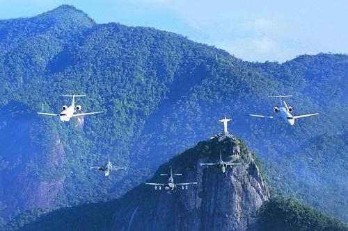 Aviões de caça e helicópteros de combate vão defender espaço aéreo do Rio de Janeiro / Foto: Alexandre Durão