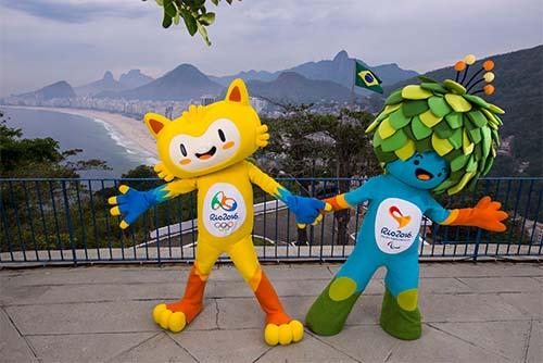 Os mascotes dos Jogos Olímpicos e Paralímpicos Rio 2016 são inspirados na fauna e flora brasileiras / Foto: Divulgação Rio 2016