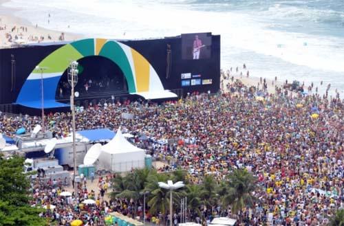 A cidade espera receber entre 250 e 350 mil pessoas vindas de fora do país / Foto: Divulgação