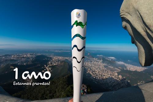 A Tocha dos Jogos Rio 2016 celebra o marco de 1 ano para os Jogos Olímpico / Foto: Alex Ferro / Rio 2016