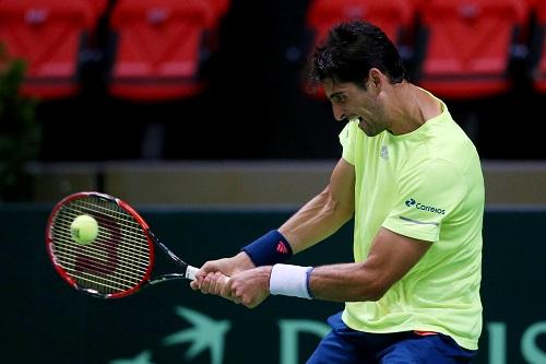 Bruno Soares e Marcelo Melo jogam nas duplas neste sábado, a partir das 9h (de Brasília) / Foto: Cristiano Andujar/CBT