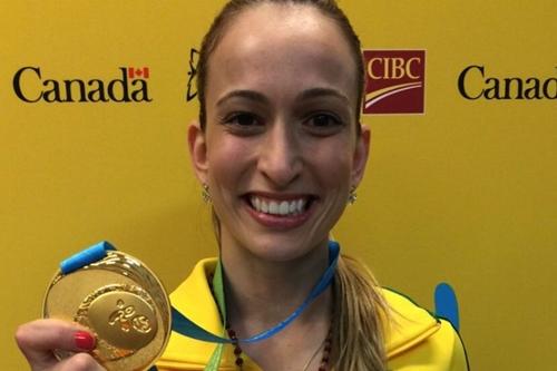 Natalia venceu na categoria até 68kg, se emocionou e depois defendeu a luta do karatê para se tornar esporte olímpico / Foto: COB