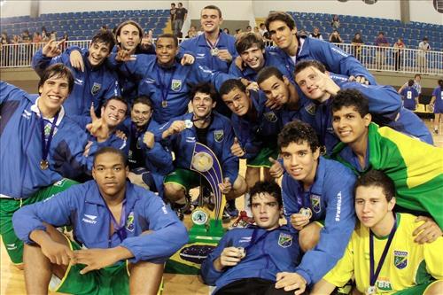 Seleção masculina de handebol, campeã panamericana juvenil / Foto: Wander Roberto