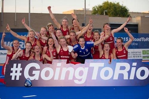 Rumo ao Rio: britânicas comemoram vaga Olímpica e título da semifinal da Liga Mundial / Foto: FIH