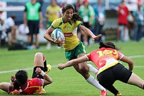 Meninas fazem boas apresentações e seguem na nona colocação geral da série mundial de sevens / Foto: Divulgação / CBRu