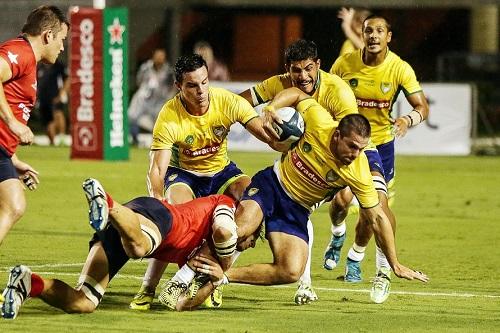 Ação da Confederação Brasileira de Rugby visa incentivar a compra antecipada de entradas para o jogo entre Brasil e Canadá / Foto: João Neto/Fotojump