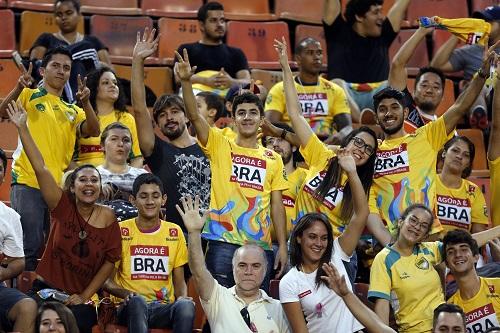 A torcida organizada já prepara a bateria que promete agitar a arquibancada para torcer pelo Brasil no jogo contra o Canadá / Foto: Divulgação