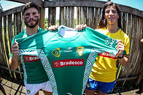 Patrocinador máster da Confederação Brasileira de Rugby, banco promove o uniforme que será usado no ano olímpico / Foto: Divulgação