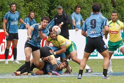 Seleção Brasileira Masculina de Sevens participa da competição, que garante vaga ao campeão na elite do Sevens mundial / Foto: Divulgação/World Rugby