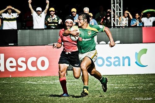 A Seleção Brasileira Masculina de Rugby Sevens disputa nos dias 10 e 11 de janeiro, o Sevens de Mar del Plata, na Argentina / Foto: João Neto/Fotojump