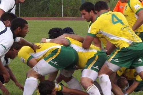 Seleção sub-18 derrota a Venezuela (branco)/ Foto: CBRu / Divulgação 