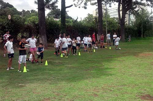 Treino infantil no Band Sarries / Foto: Divulgação