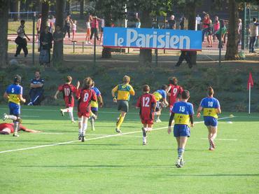 A equipe M15 do São José Rugby terminou com a quinta colocação do Tournoi des Capitales, realizado na semana passada, no Estádio Georges Carpentier, em Paris (França) / Foto: Ana Amélia Andrade 