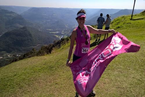 Juliana em corrida rústica / Foto: Divulgação 