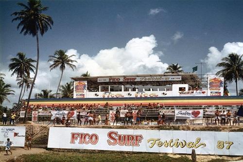 Surf festival 1987 em Salvador / Foto: Arquivo Pessoal