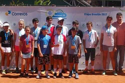 Maior campeonato de tênis juvenil do Brasil está acontecendo no Iate Clube de Brasília até domingo / Foto: Rafael Coelho/CBT