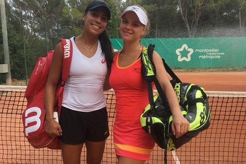 Brasileira celebrou ótima atuação com mexicana no ITF US$ 25.000 de Montpellier / Foto: Divulgação