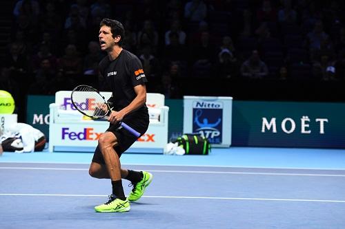 Nesta quarta-feira (15), parceria número 1 do mundo venceu seu segundo jogo em Londres, diante dos irmãos Bryan, com mais uma grande atuação, sem perder um único set até agora no torneio / Foto: Sergio Oprea/Zenith Marketing