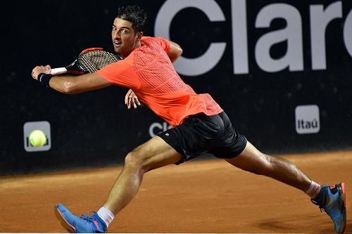 O paulista conquistou uma das maiores vitórias da carreira justamente no Jockey Club, ao derrotar Nishikori no ano passado / Foto: Fotojump