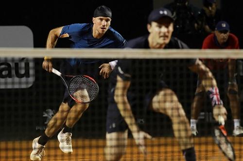 Bruno Soares e Jamie Murray jogam o Rio Open em 2018 / Foto: Fotojump