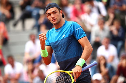 Matteo Berrettini, 8o do ranking mundial, está confirmado no Rio Open 2020 / Foto: Getty Images/Clive Brunskill