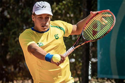 Gilbert representou o Brasil nos Jogos da Juventude  / Foto:  Sergio Llamero / ITF