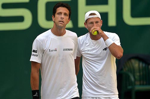 Melo e Kubot, na terceira final na grama alemã  / Foto: Noventi Open / KET