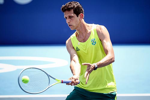 O foco de Marcelo Melo agora é a dupla mista / Foto: Gaspar Nóbrega / COB