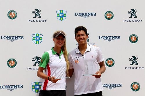 A paranaense Nathalia e o mineiro João, campeões em 2017 / Foto: Divulgação / CBT