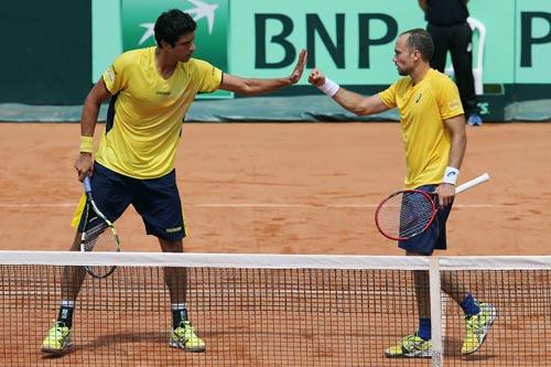 Marcelo Melo e Bruno Soares formarão a dupla nacional / Foto:  Cristiano Andujar/Arquivo CBT