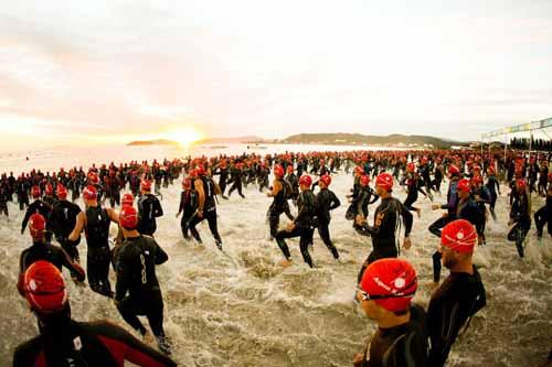 Em sua 12ª edição em Florianópolis, Santa Catarina, o Ironman Brasil vai se consolidando cada vez mais no cenário internacional  / Foto: Linkphoto.com.br