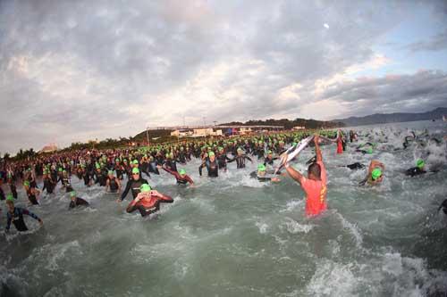 O triathlon nacional chega forte para o Oi LG Ironman 70.3 Rio de Janeiro / Foto: Linkphoto.com