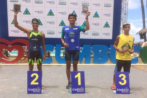 Rainer Lopes, campeão da Copa Triathlon Brasil em Fortaleza / Foto: Divulgação