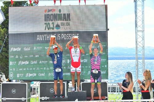 Triatleta catarinense sobe no pódio em evento inaugural na Patagônia / Foto: Event Live/Ironman Argentina