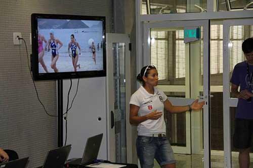 Flávia Fernandes participou de um evento promovido pelo SESC Santo Amaro / Foto: MVP Sports/Divulgação