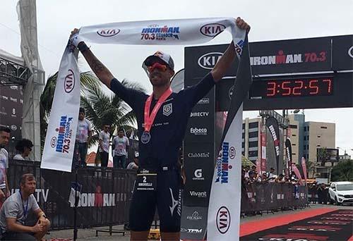 Igor Amorelli é o grande campeão do Ironman 70.3 Equador  / Foto: Ironman 70.3 Ecuador/Divulgação