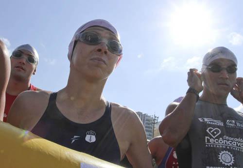 Carla tem quatro títulos do Triathlon Internacional de Santos / Foto: João Pires / Jump